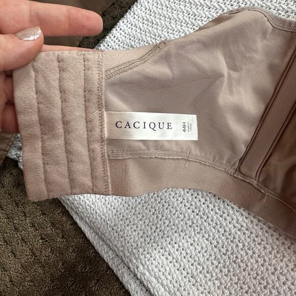 Cacique modern longline ornate lace bra 44H - Picture 6 of 7